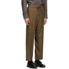 Solid Homme Brown Wide Trousers