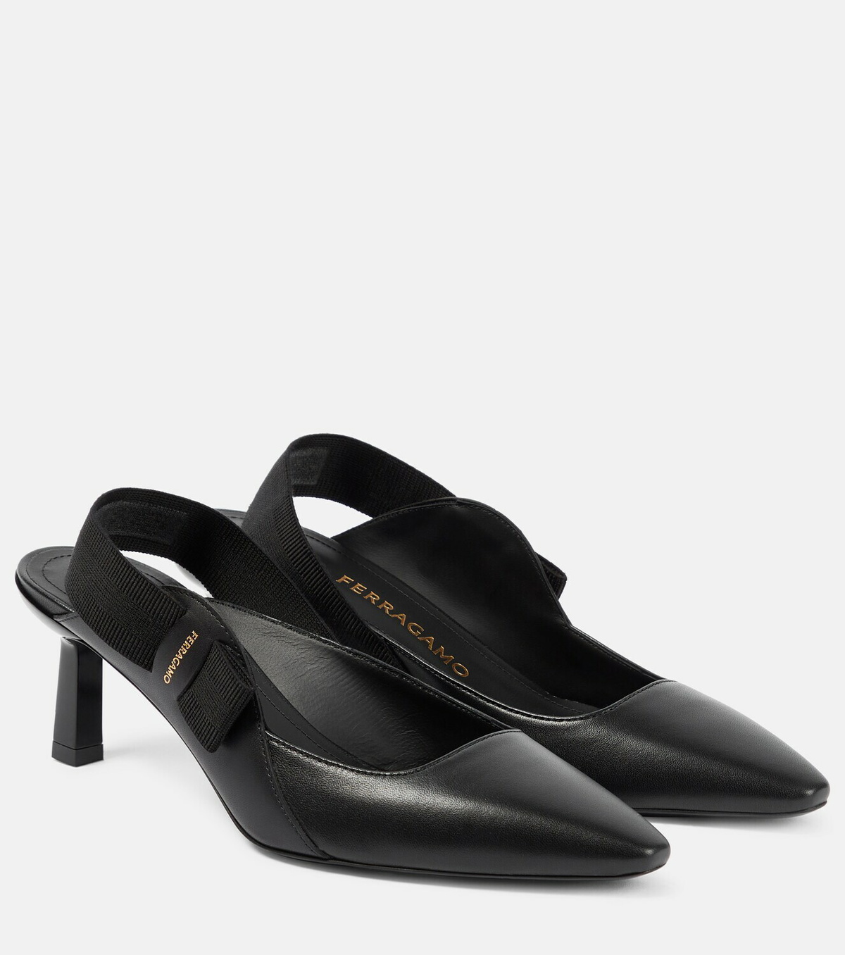 Ferragamo Vania leather slingback pumps Salvatore Ferragamo
