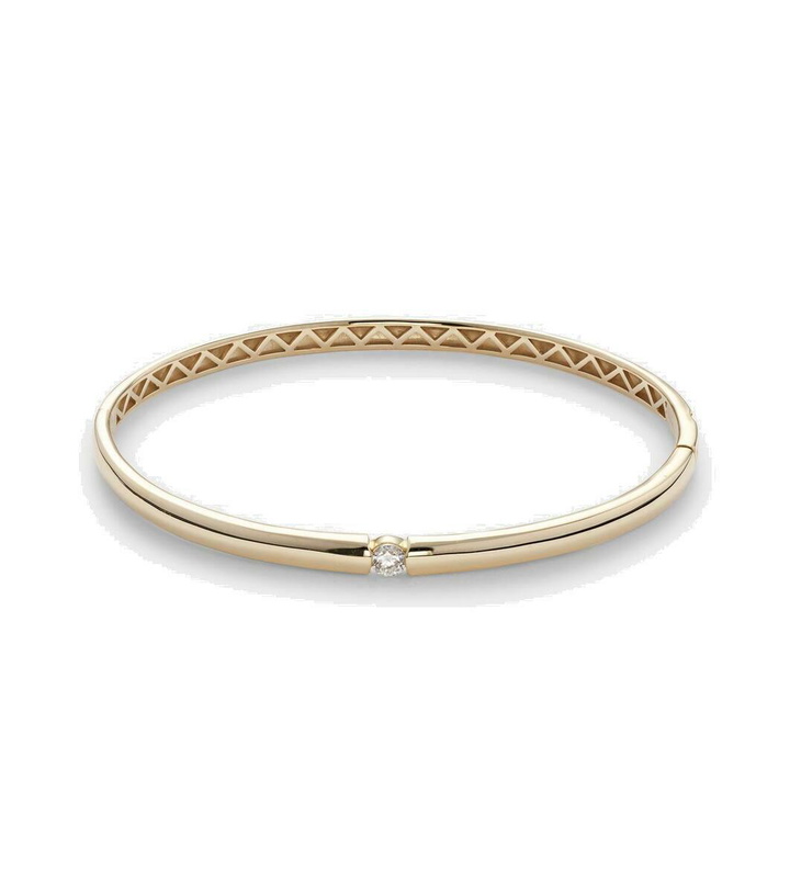 Photo: Persée Zeus 18kt gold bangle with diamond