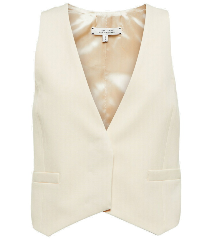 Photo: Dorothee Schumacher - Sleek Ambition twill and satin vest