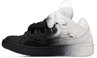 Lanvin Black & White Curb Spray Sneakers