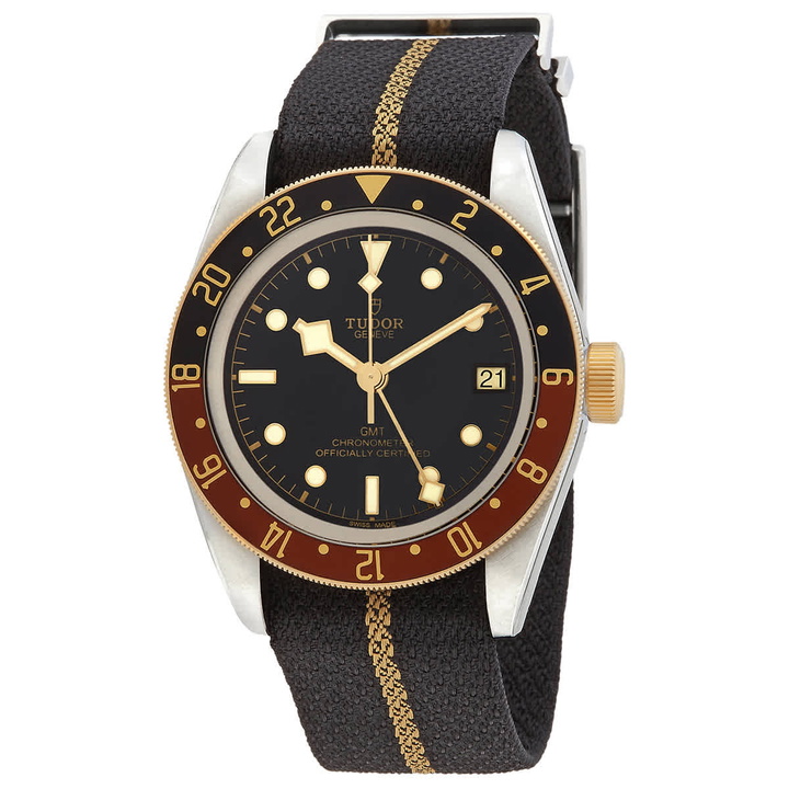 Photo: Tudor Black Bay Automatic Chronometer Black Dial Root Beer Bezel Mens Watch M79833MN-0004