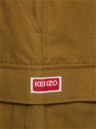 KENZO PARIS - Cotton Canvas Cargo Workwear Shorts