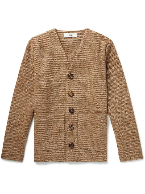 Photo: Séfr - Gote Knitted Cardigan - Brown
