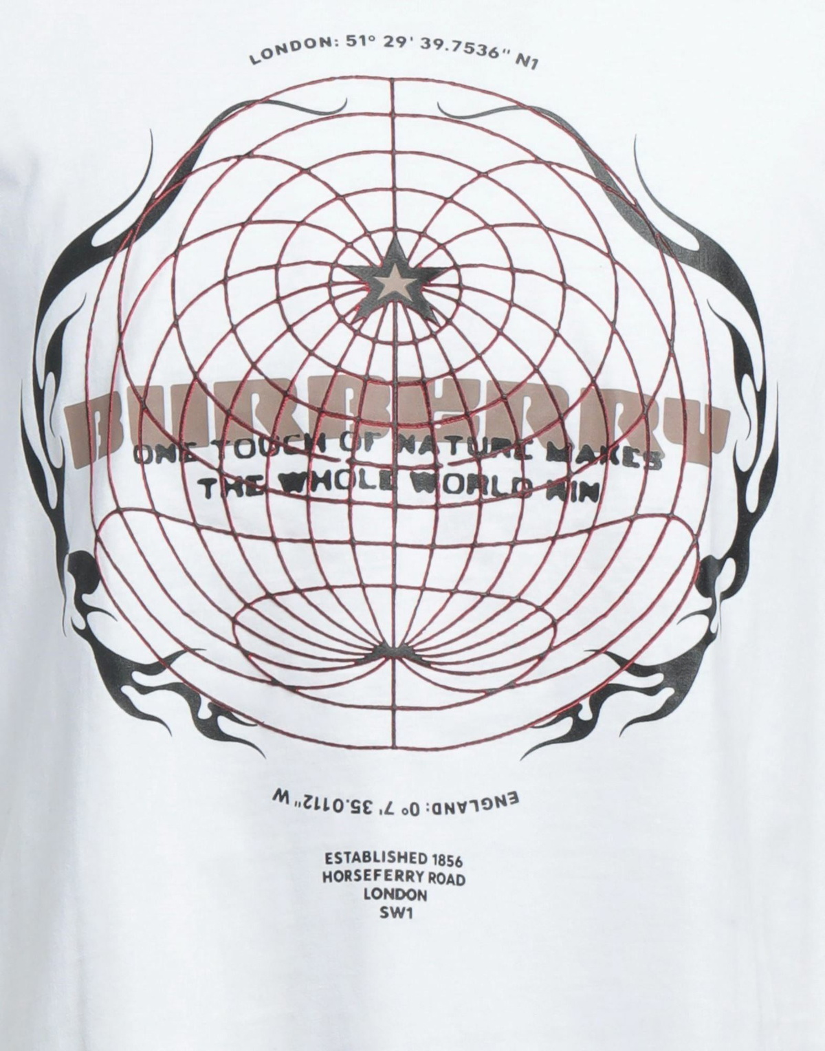 Burberry Mens T-shirt in White
