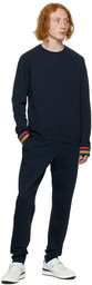 Paul Smith Navy Artist Stripe Sweatshirt