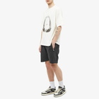 Represent Men's Blank Short in Jet Black