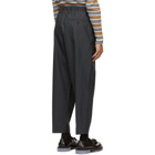 Marni Grey Tropical Wool Trousers