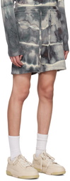 AMIRI Gray Monogram Shorts