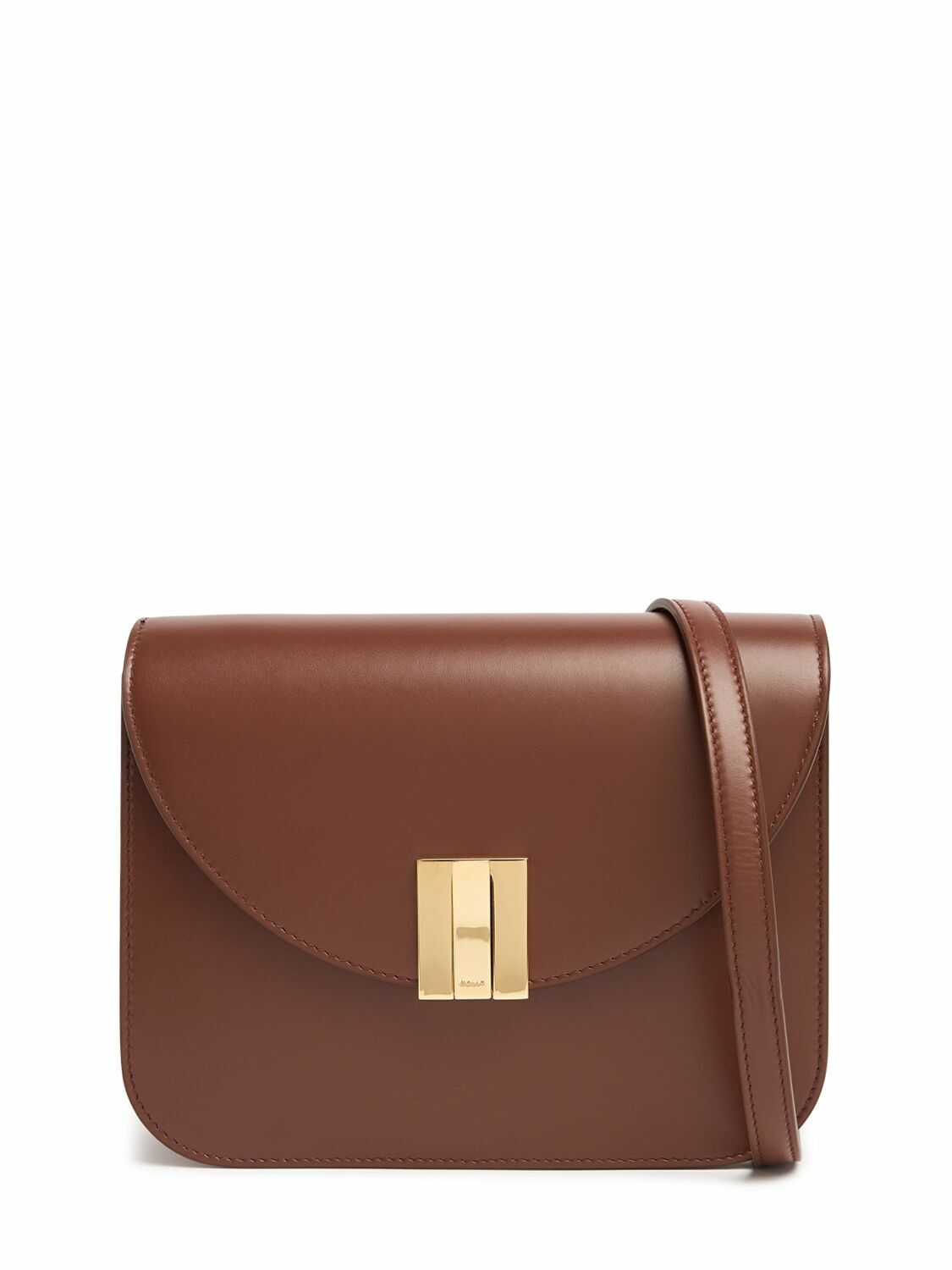BALLY Ollam Flap Leather Shoulder Bag Bally