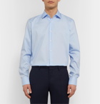 Hugo Boss - Light-Blue Gelson Cotton-Poplin Shirt - Blue
