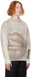 Fiorucci Off-White Lips Sweater