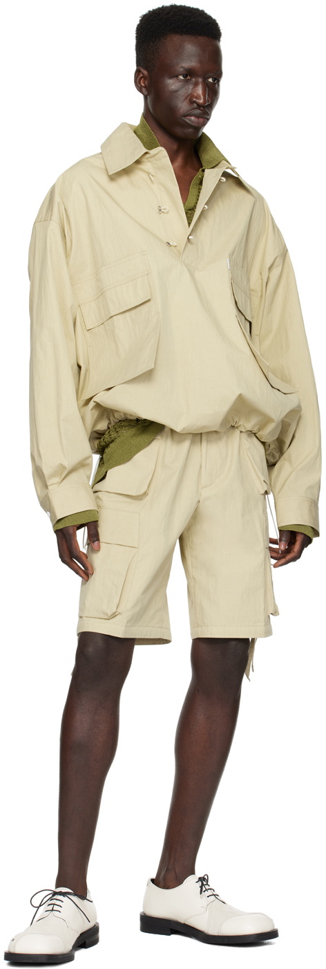 Bonsai Beige Hook-Eye Jacket