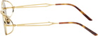 Jean Paul Gaultier Gold 'The 55-3175' Sunglasses