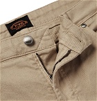 Tod's - Stretch-Cotton Twill Trousers - Men - Beige