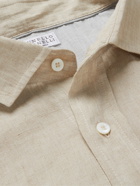 BRUNELLO CUCINELLI - Linen Shirt - Neutrals