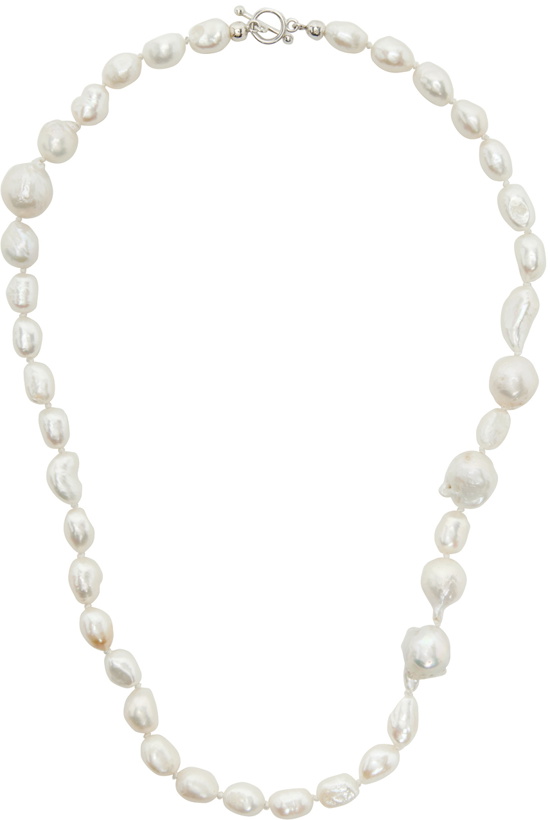 Photo: HANREJ Off-White Pearl Necklace