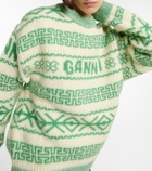Ganni - Logo wool sweater