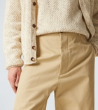Loro Piana Fuji cotton twill straight pants