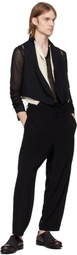 Y's For Men Black TA Tuxedo Cargo Pants