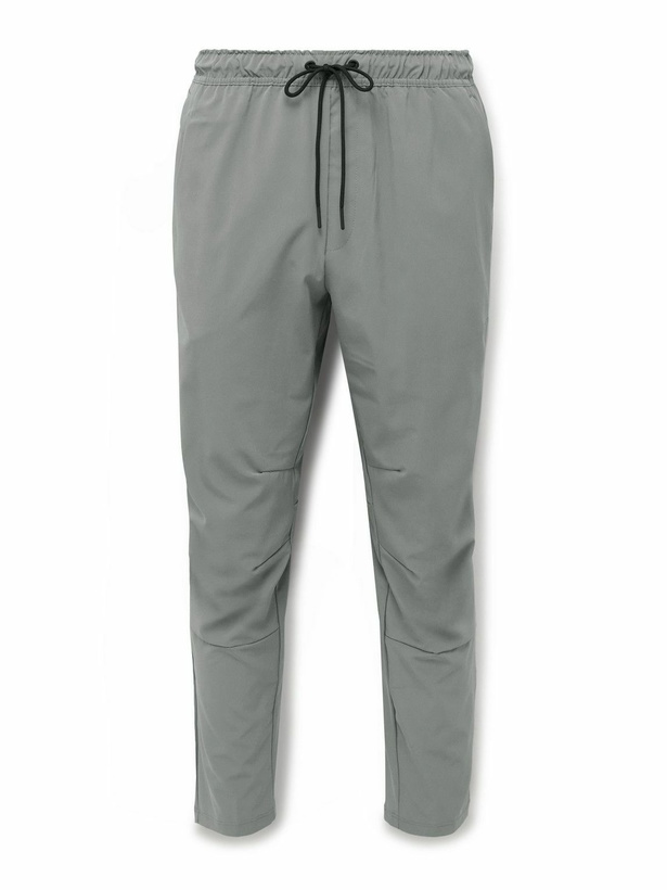Photo: Nike Training - Unlimited Slim-Fit Tapered Dri-Fit Trousers - Gray