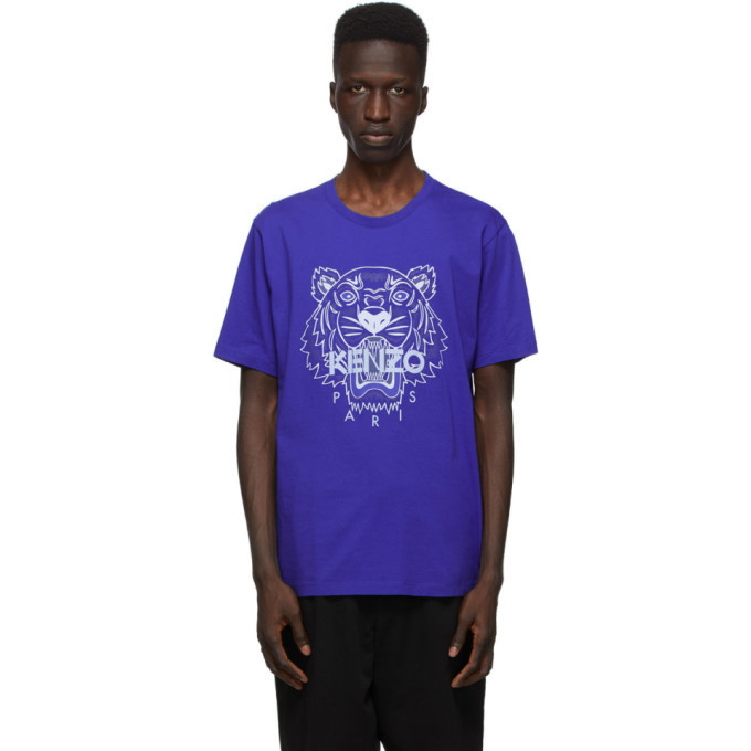 Photo: Kenzo Blue Classic Tiger T-Shirt