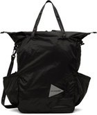 and wander Black Sil Tote
