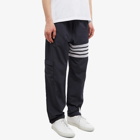 Thom Browne Men's Engineered Stripe Ripstop Track Pant in Navy