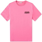 Alexander McQueen Men's Small Logo Boxy T-Shirt in Sugar Pink
