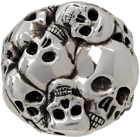 Alexander McQueen Silver Multi Skull Ring