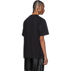 MSGM Black Upside Down Logo T-Shirt