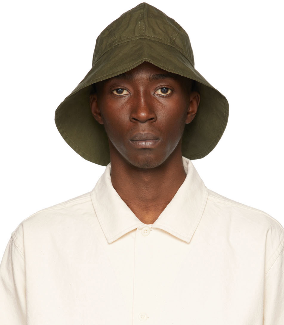 MHL by Margaret Howell Khaki Sou Wester Bucket Hat MHL by Margaret