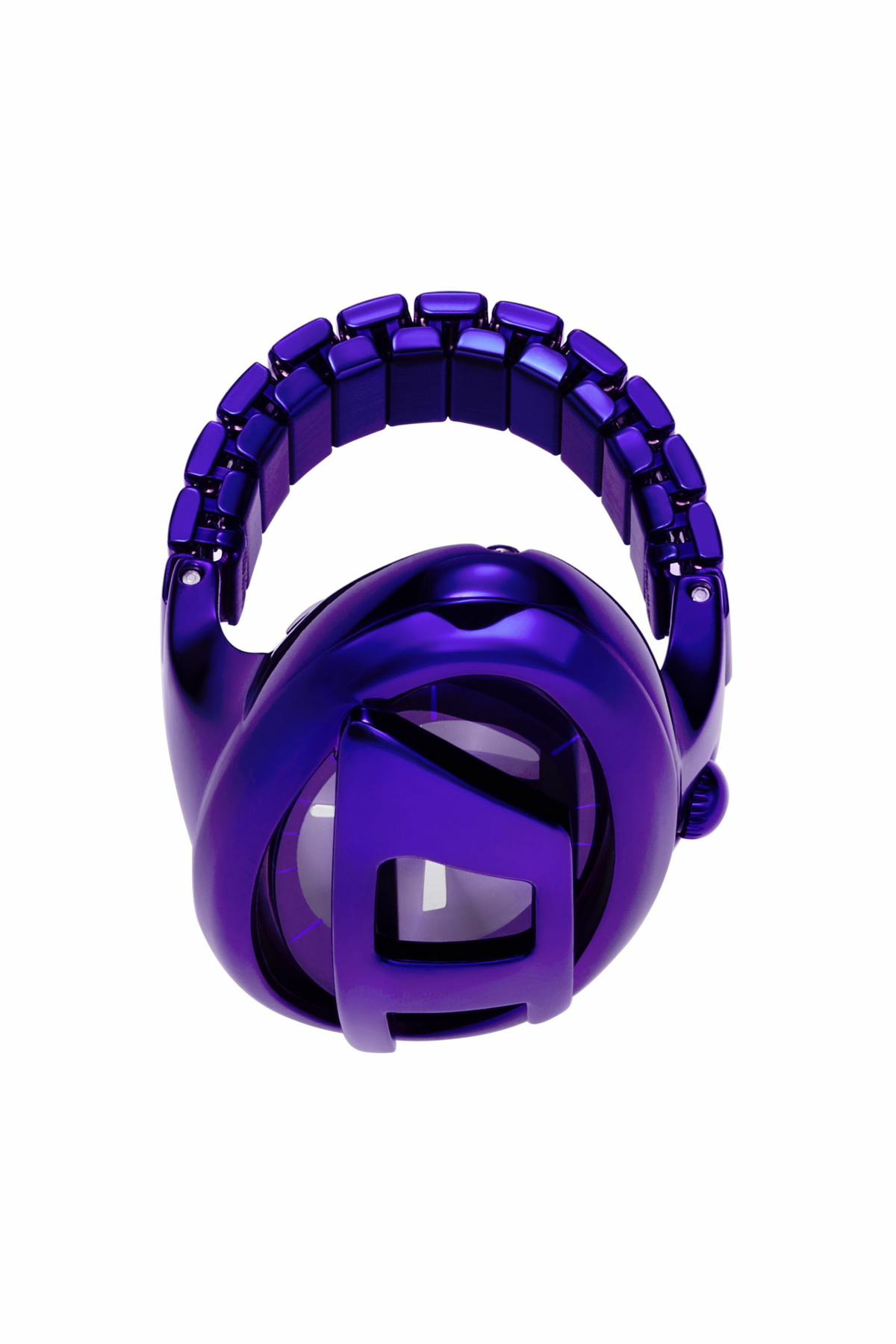 Diesel D-Era purple stainless steel ring watch - Timeframes Womens in Blue