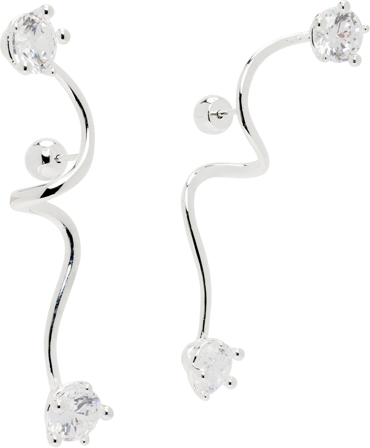 Panconesi Silver Constellation Earrings