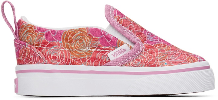 Photo: Vans Baby Pink Slip-On V Sneakers