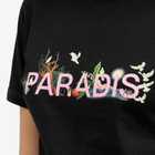 3.Paradis Women's Cropped T-Shirt in Black