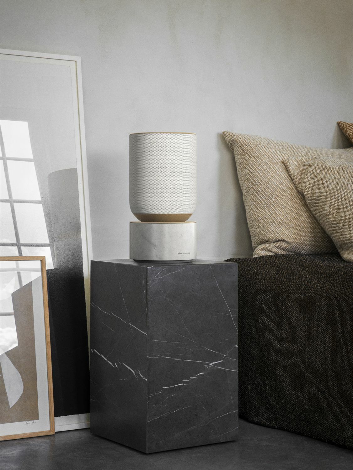 BANG & OLUFSEN Beosound Balance White Marble Speaker