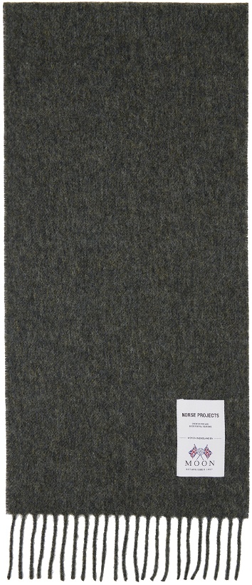 Photo: NORSE PROJECTS Gray Moon Scarf