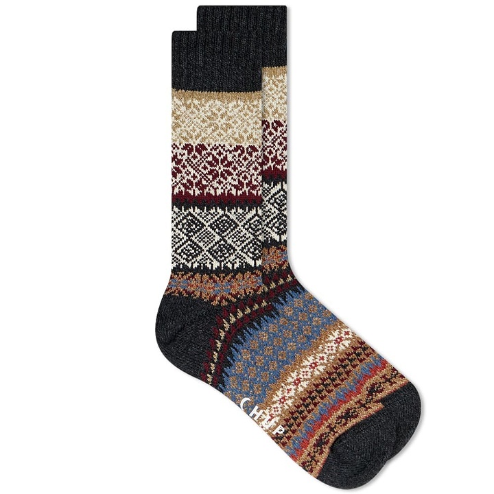 Photo: CHUP by Glen Clyde Company Lys Sock in Charcoal