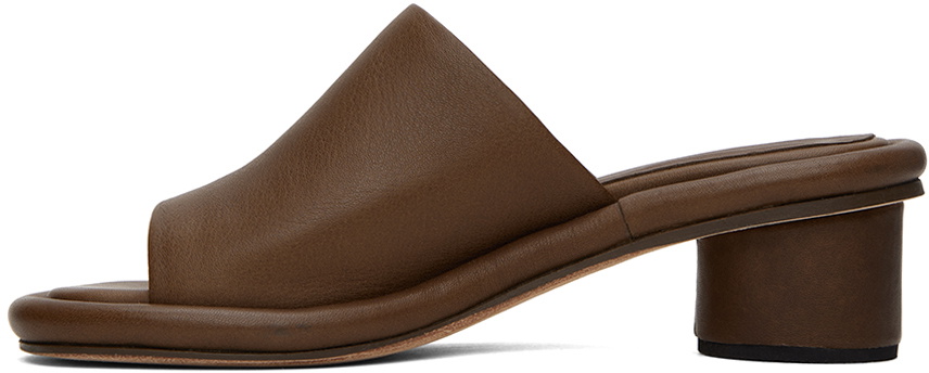 Lauren Manoogian Brown Welt Mules