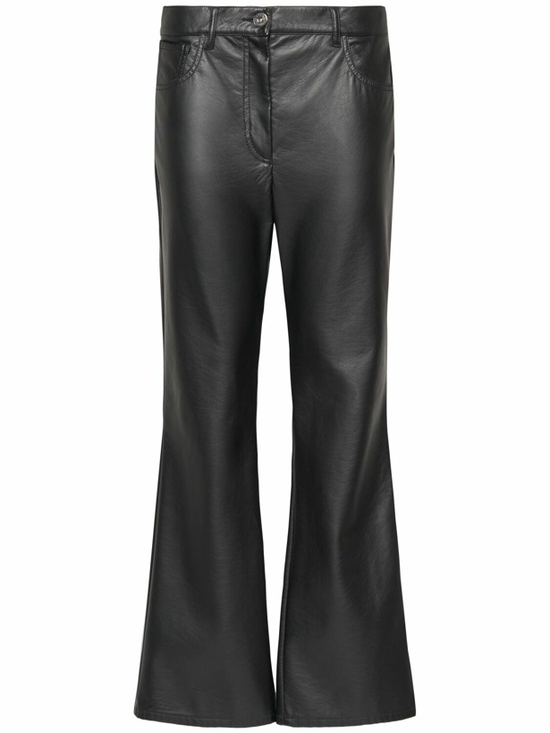 Photo: WEEKEND MAX MARA Califfo Faux Leather Straight Pants