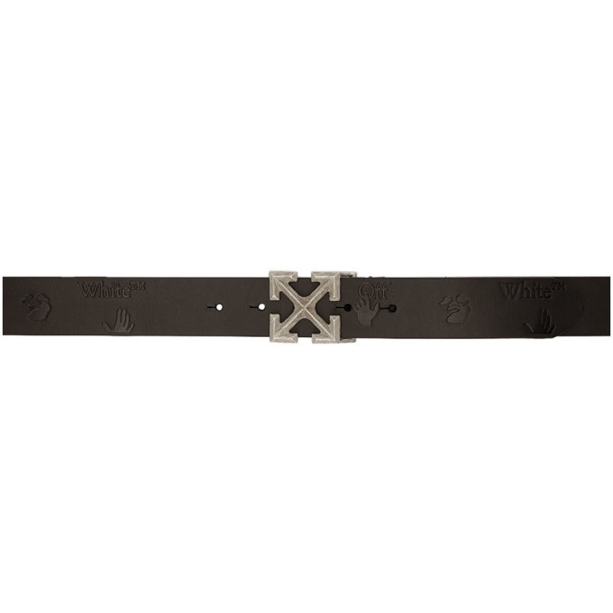 Photo: Off-White Black Leather Arrows Belt