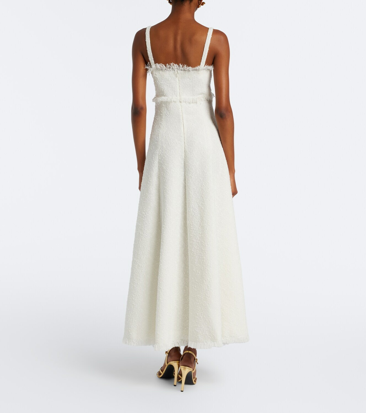 Oscar de la Renta Tweed midi dress