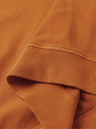 YMC - Sugden Loopback Cotton-Jersey Half-Zip Sweatshirt - Yellow