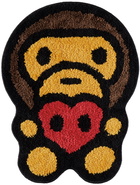 BAPE Brown Baby Milo Heart Rug