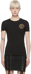 Versace Jeans Couture Black Cotton T-Shirt