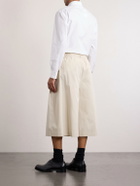 Amomento - Cotton-Blend Bermuda Shorts - Neutrals