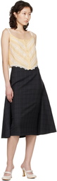 Anna Sui Yellow Corset Top