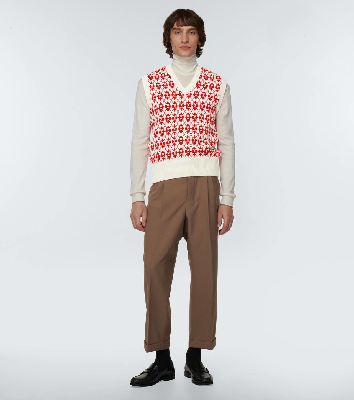 Ami Paris Ami de Coeur wool-blend sweater vest