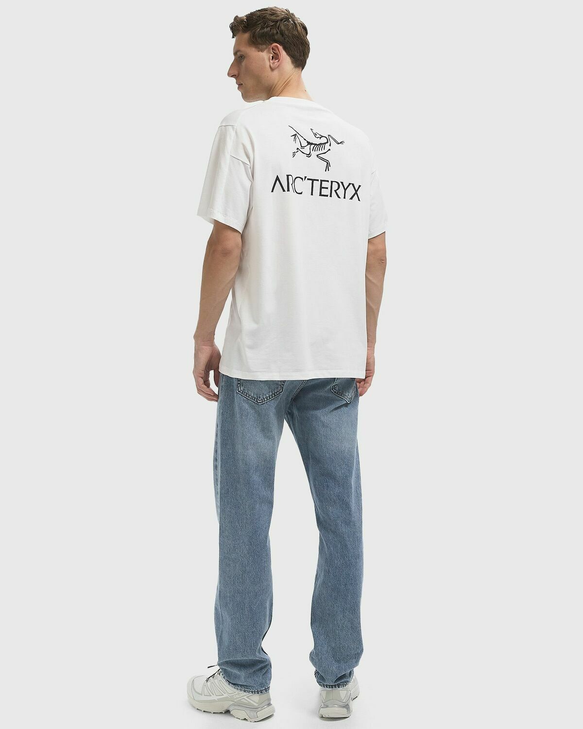 Arc´teryx Kragg SL Cotton Bird Word SS White Mens Shortsleefe